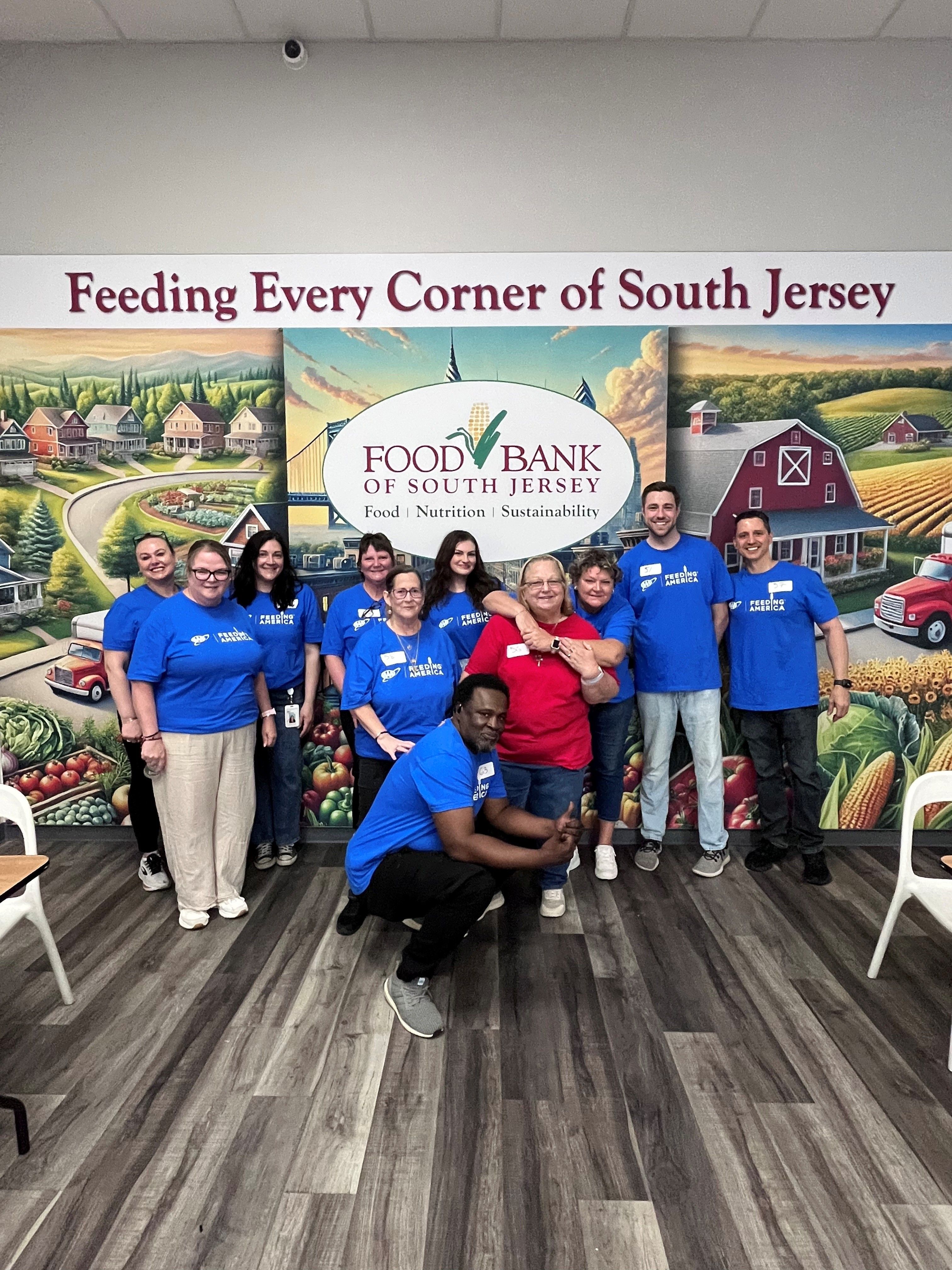 AAA South Jersey Team Volunteering at the Food Bank of South Jersey