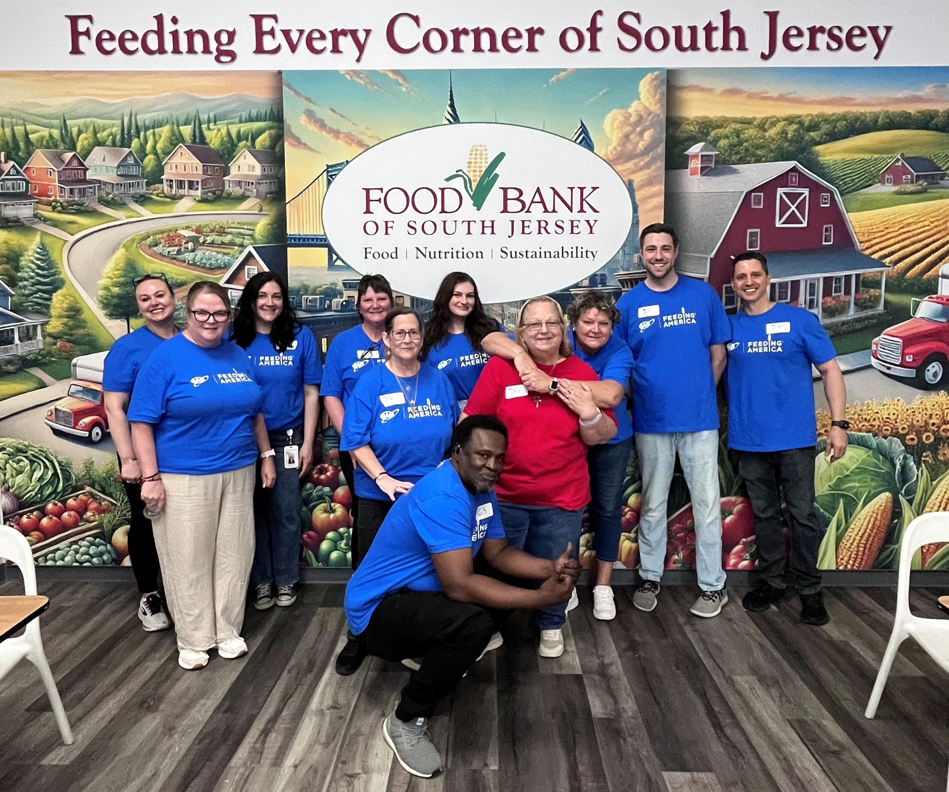AAA South Jersey Team Volunteering at the Food Bank of South Jersey