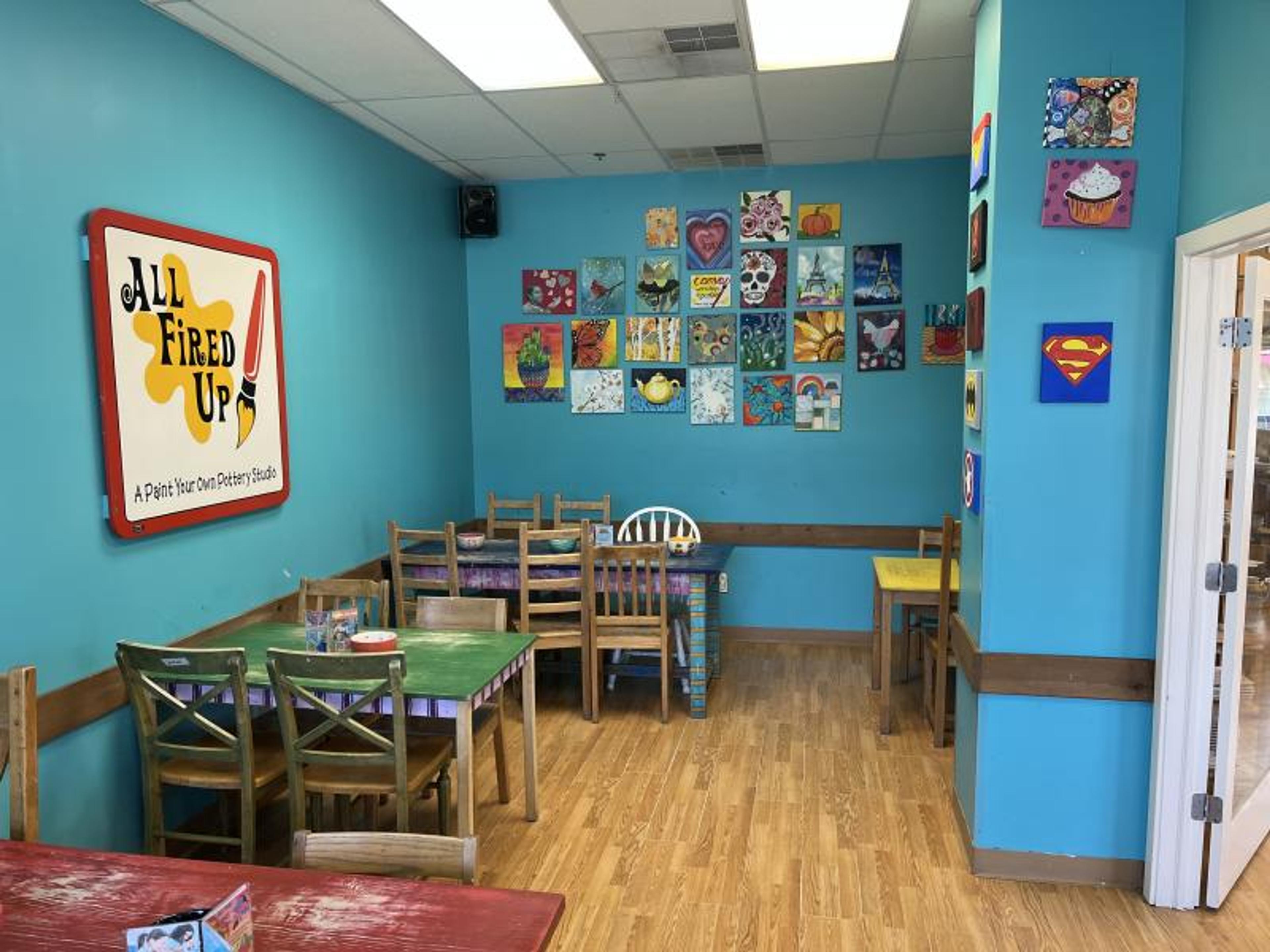 All Fired Up! interior