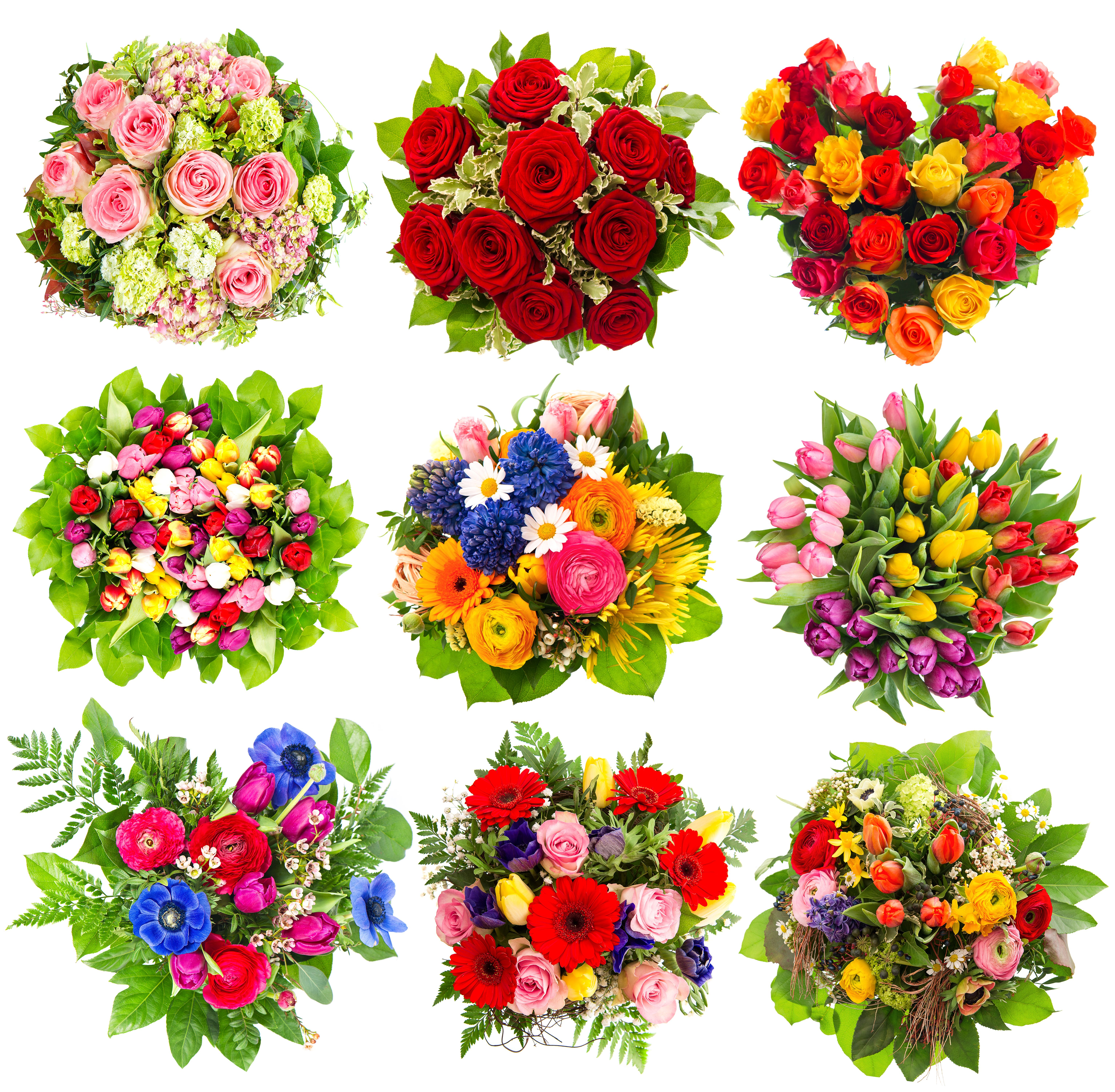 colorful flower bouquet variety