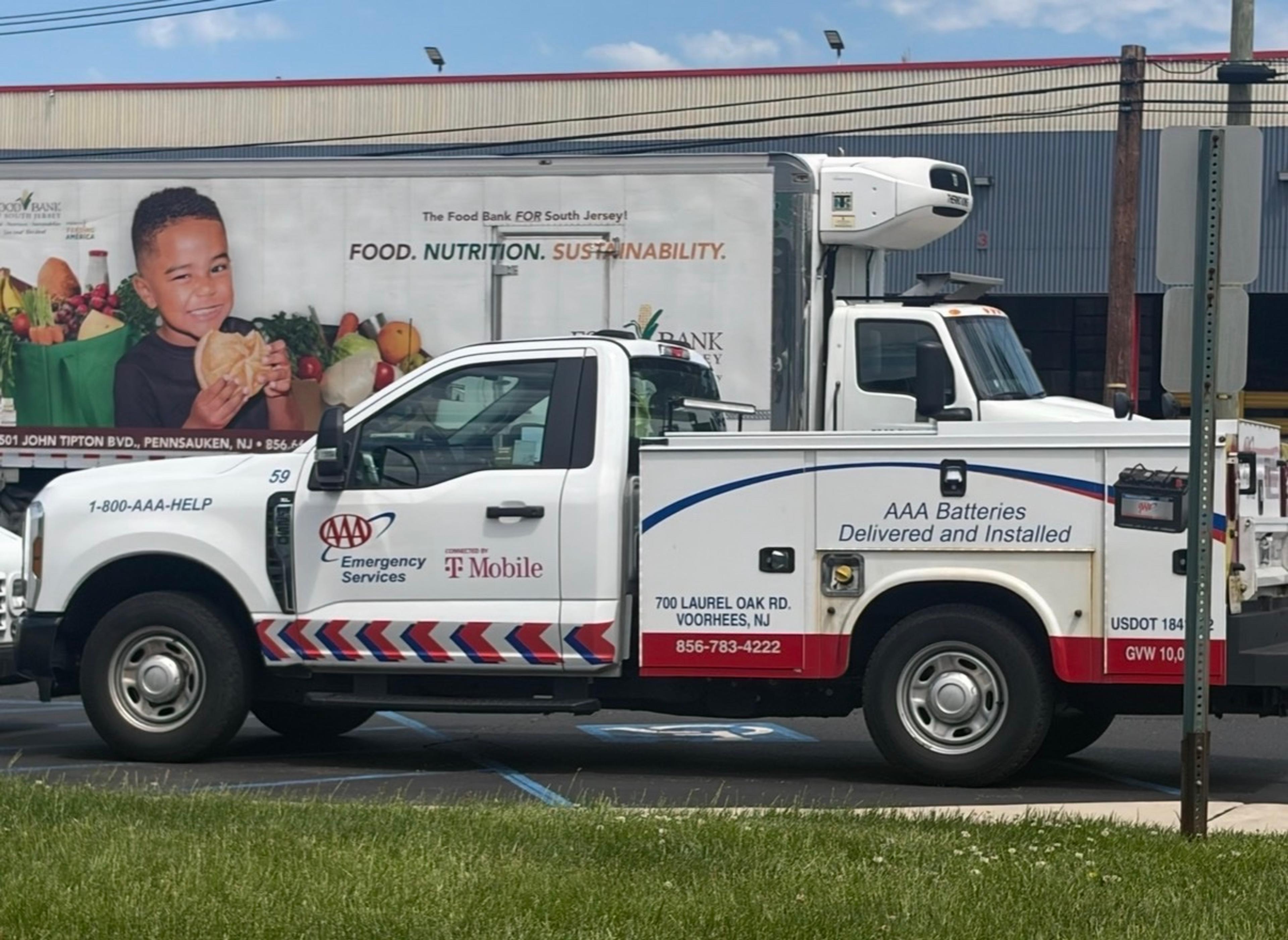 AAA Tow Truck at The Food Bank of South Jersey