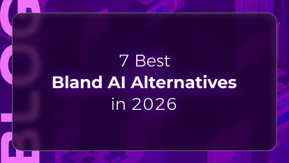 Orvera blog thumbnail featuring the 7 best Bland AI alternatives in 2026 for enterprise conversational AI, AI voice agents, and contact center automation solutions.