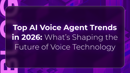 Orvera blog thumbnail about top AI voice agent trends in 2026, including conversational AI innovation, voice automation advancements, and the future of enterprise voice technology.
