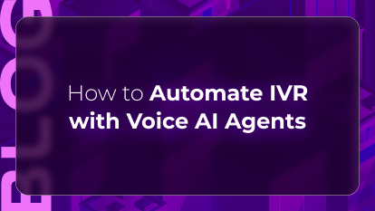 IVR automation blog by Orvera showing voice AI agents replacing menu trees with intent detection and faster call resolution.