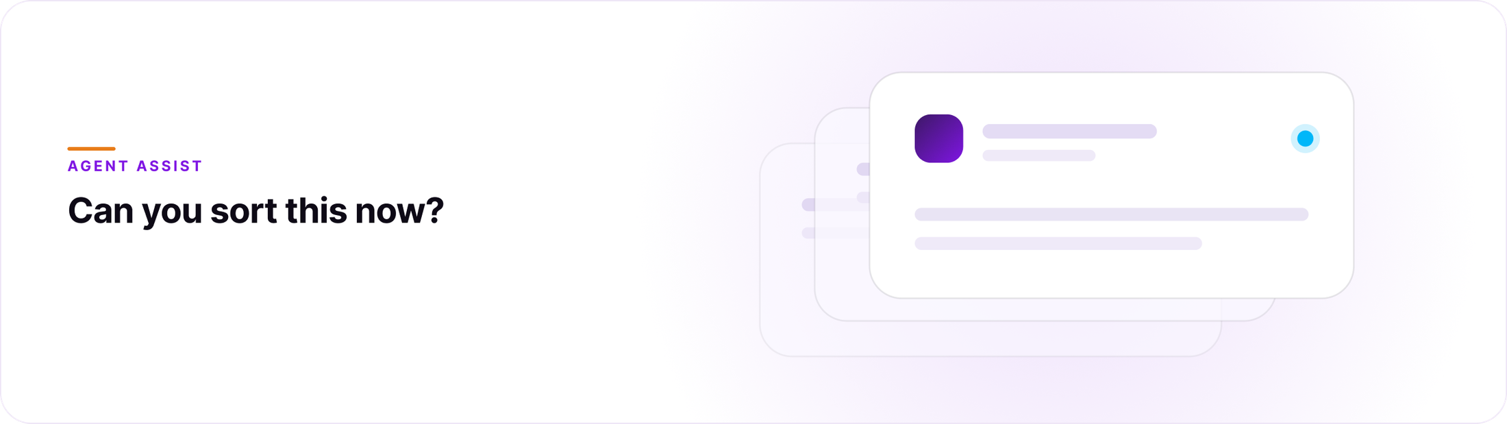 Contact center agent using governed real-time Agent Assist with cited knowledge, next-best action, and live customer context on screen.