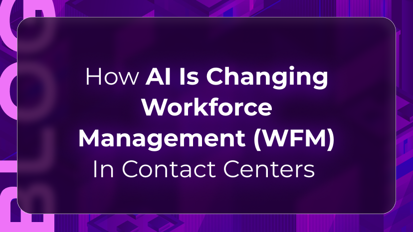 AI workforce management blog by Orvera showing forecasting, scheduling, adherence, staffing, and SLA protection in contact centers.