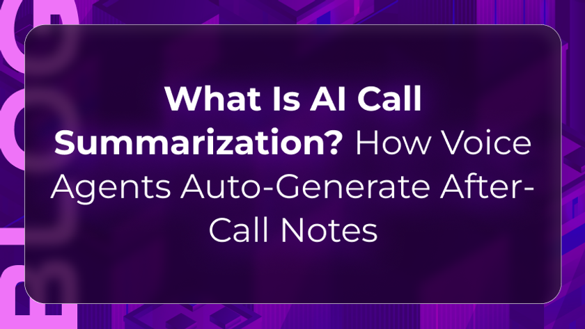AI call summarization blog by Orvera showing auto-generated after-call notes, CRM updates, and faster follow-up.