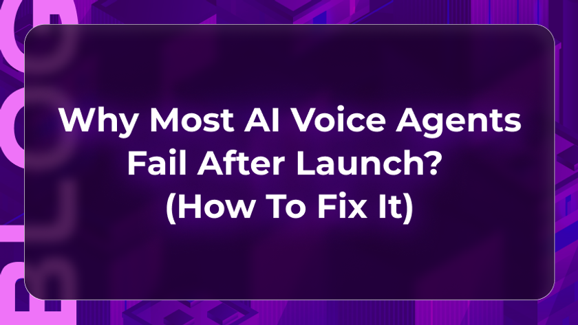 Orvera blog thumbnail showing AI voice agent launch gaps, failed handoffs, weak workflows, and post-launch KPI review for CX leaders.