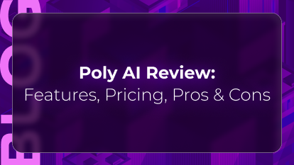 Orvera blog thumbnail for a 2026 Poly AI review covering features, pricing, pros, cons, conversational AI capabilities, and enterprise voice automation comparisons.