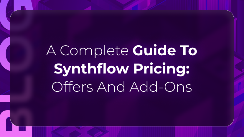 Orvera blog hero graphic with the headline “A Complete Guide To Synthflow Pricing: Offers And Add-Ons,” focused on AI voice automation pricing, scalability, and enterprise contact center solutions.
