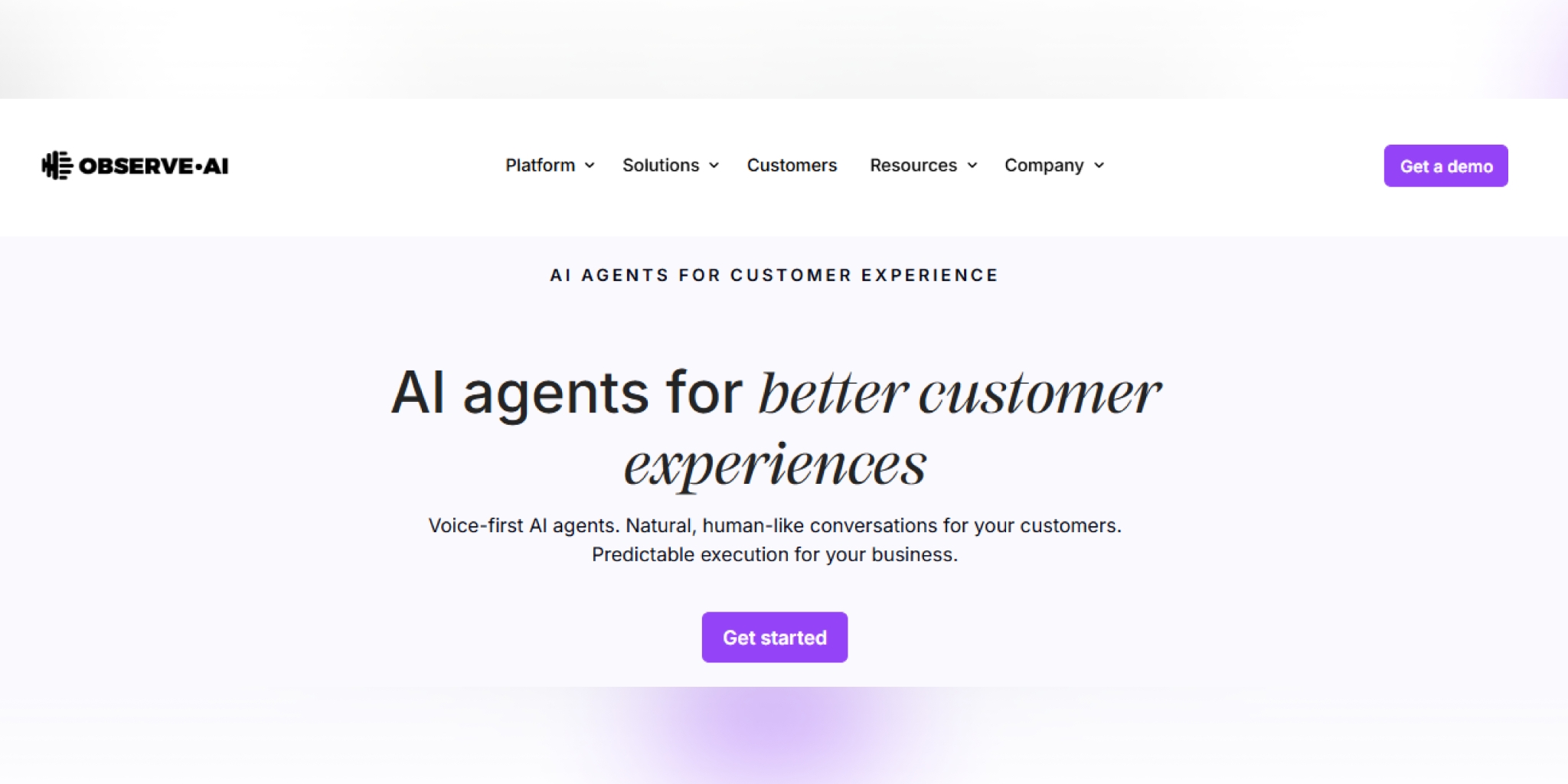 Orvera, a Conversational AI Platform for Enterprises, compares Observe.AI for QA, coaching, and performance analytics