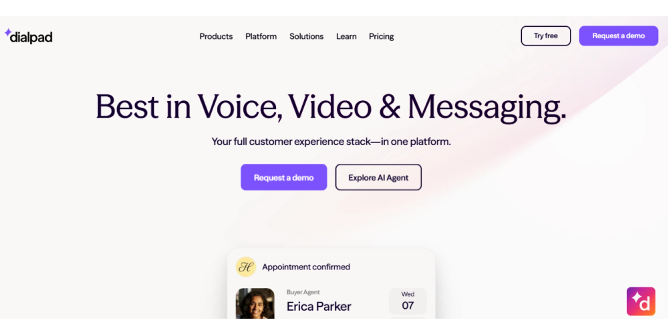Orvera, a Conversational AI Platform for Enterprises, compares Dialpad AI for real-time transcription and call insights