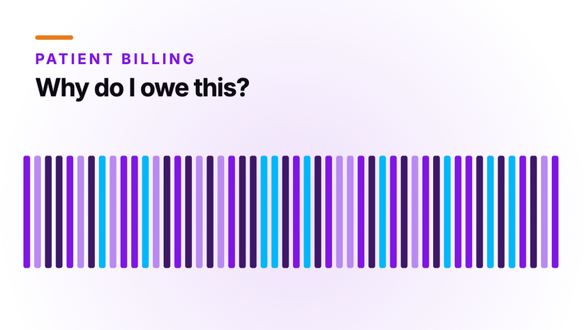 Orvera cover artwork showing a row of thin marks in four interleaved shades of purple and blue, under the caller line Why do I owe this?