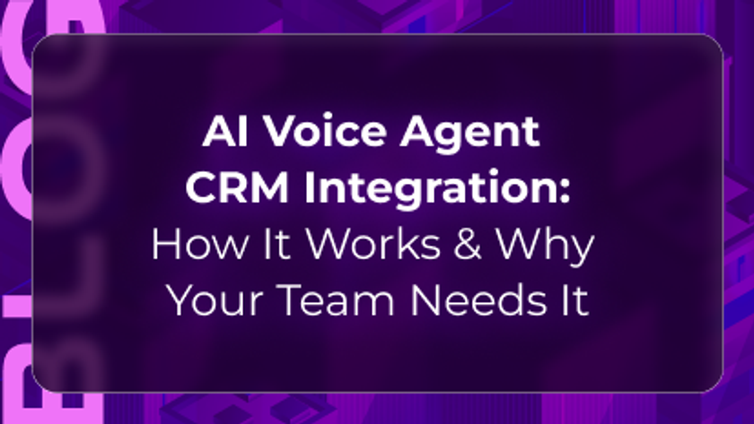 AI voice agent CRM integration blog by Orvera showing automated call logging, lead capture, and workflow updates.