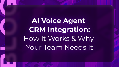 AI voice agent CRM integration blog by Orvera showing automated call logging, lead capture, and workflow updates.