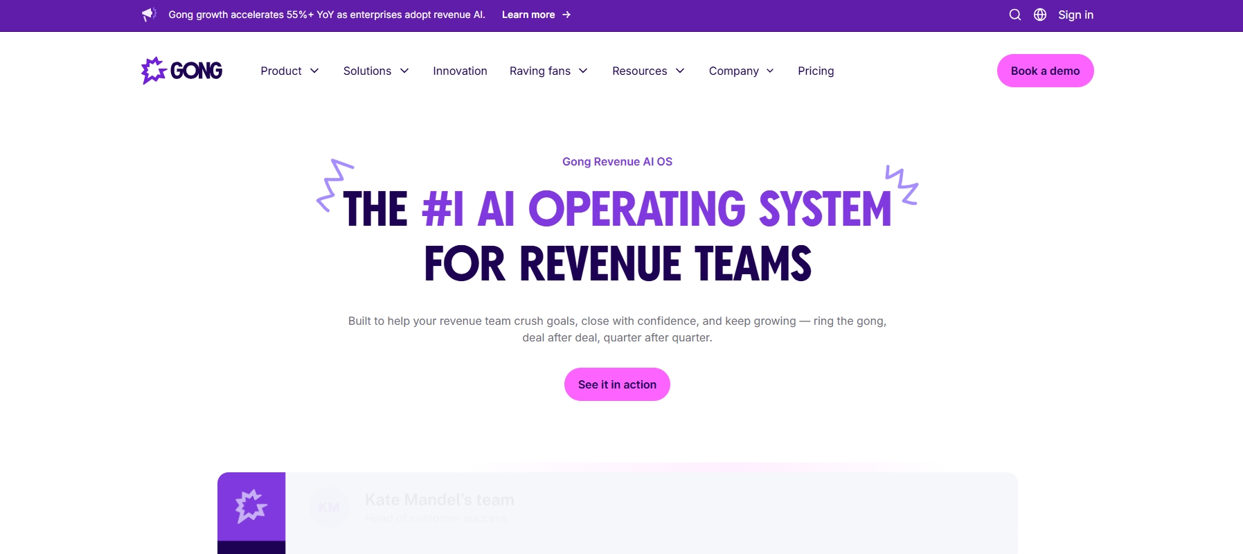 Orvera, a Conversational AI Platform for Enterprises, compares Gong for sales conversation intelligence and revenue insights