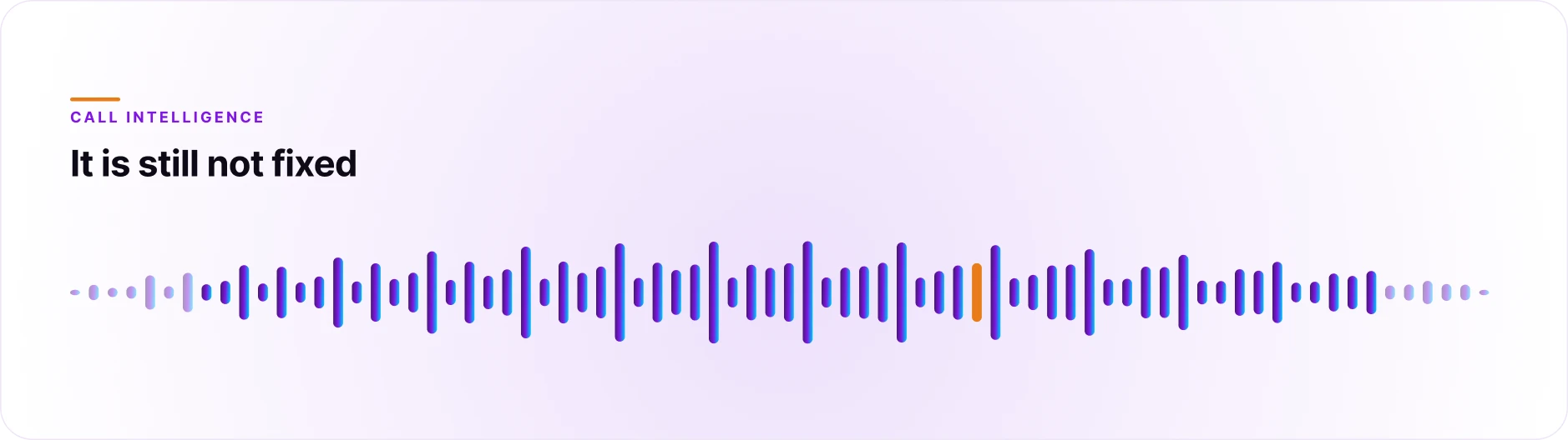 Business leaders analyze customer call intelligence with AI transcripts, sentiment signals, call scoring, and workflow insights.
