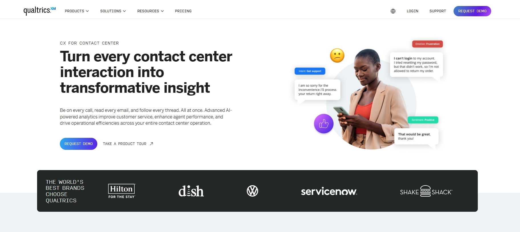 Orvera, a Conversational AI Platform for Enterprises, compares Qualtrics for CX-focused contact center analytics