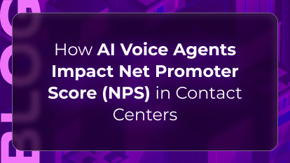 NPS improvement blog by Orvera showing AI voice agents reducing wait times, repeat effort, and contact center support friction.