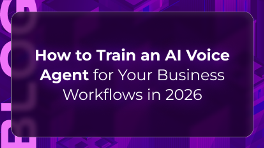 AI voice agent training blog by Orvera showing intent data, workflow design, testing, QA, and continuous improvement.