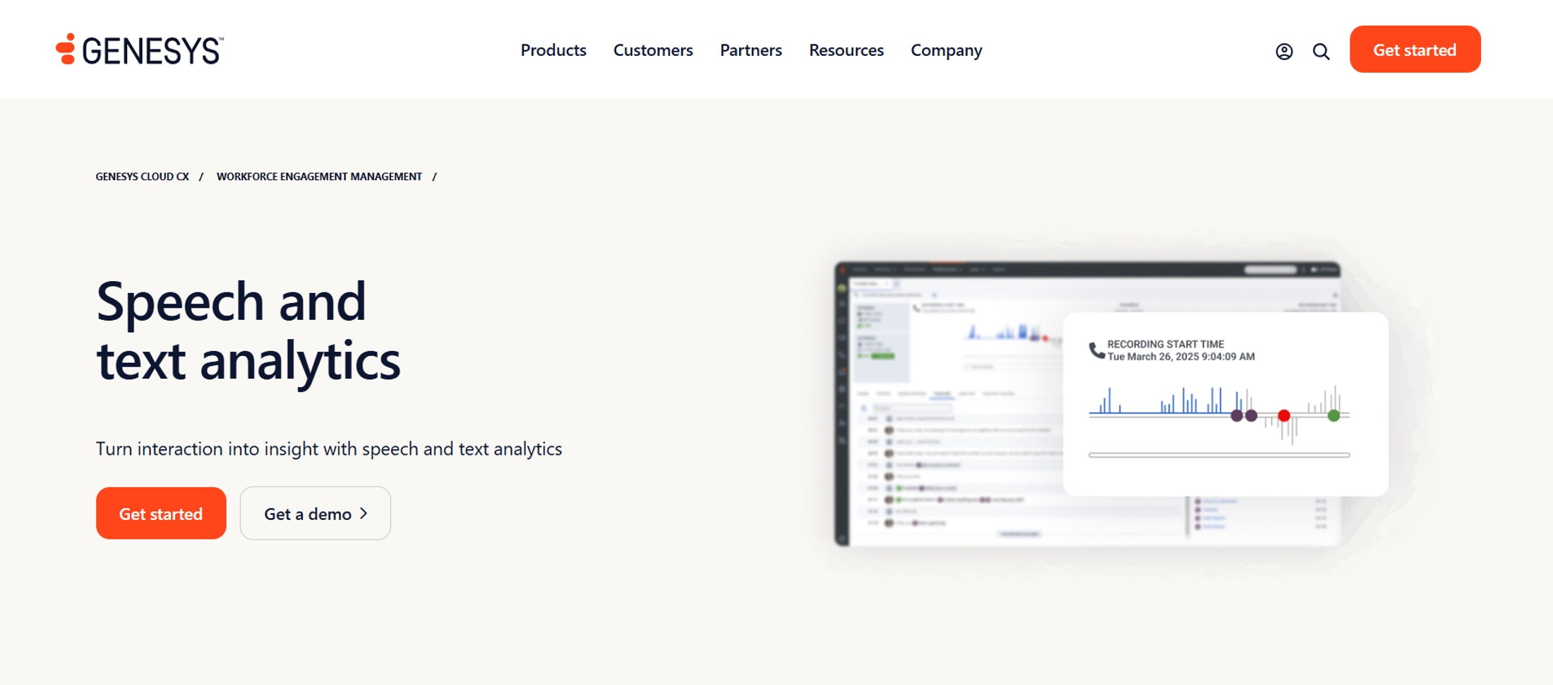 Orvera, a Conversational AI Platform for Enterprises, compares Genesys for cloud contact center speech analytics