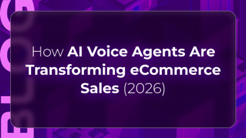 Orvera blog thumbnail about how AI voice agents are transforming eCommerce sales in 2026 through conversational shopping support, automation, and customer engagement.