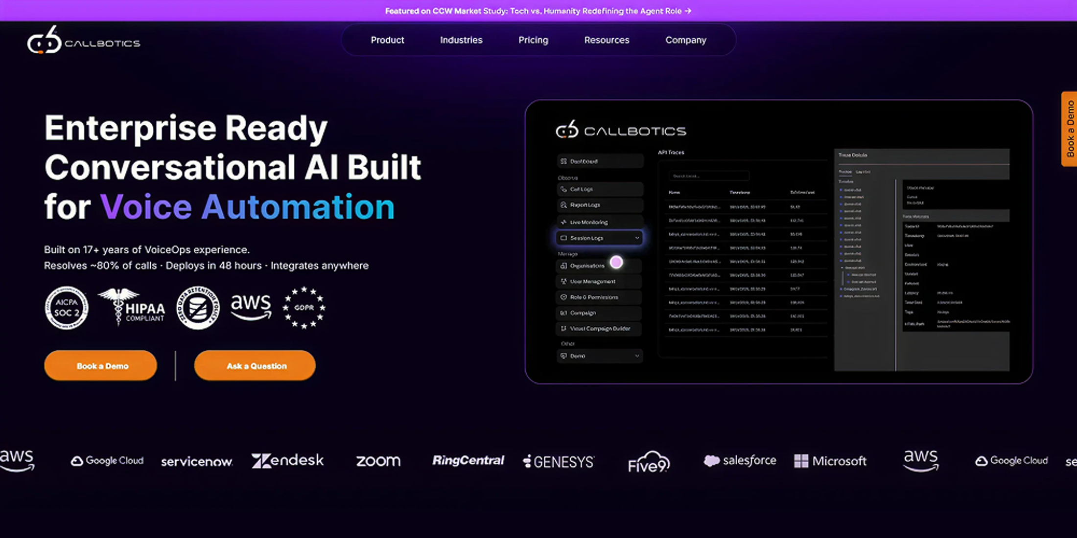 Orvera voice AI agents resolving repetitive inbound calls, improving routing accuracy, and reducing live agent workload. 