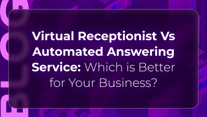 Orvera blog thumbnail comparing virtual receptionists and automated answering services for businesses, focusing on call handling, customer experience, and conversational AI support.