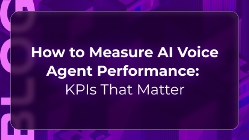 AI voice agent KPIs blog by Orvera showing performance metrics for resolution, containment, CSAT, and escalation quality.