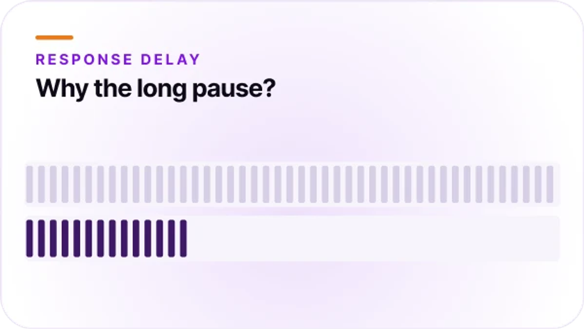 Conversational AI latency blog by Orvera showing response delays, voice pipeline speed, and real-time call performance.