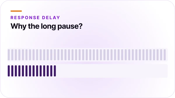 Conversational AI latency blog by Orvera showing response delays, voice pipeline speed, and real-time call performance.