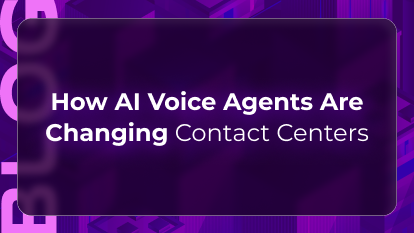 Contact center AI blog by Orvera showing voice agents reducing queues, improving routing, and resolving routine calls.