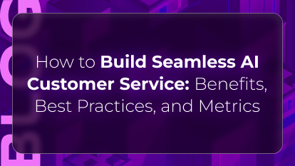 Orvera blog thumbnail about building seamless AI customer service with conversational AI, customer support best practices, automation strategies, and performance metrics.