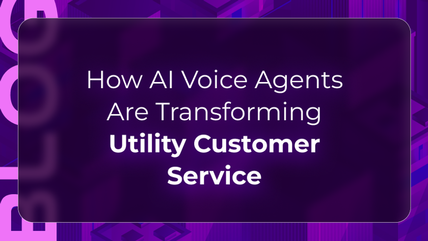 Utility customer service blog by Orvera showing AI voice agents managing outage updates, billing questions, and service requests. 