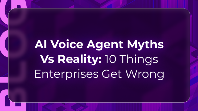 AI voice agent myths blog by Orvera showing enterprise misconceptions about automation, deployment, cost, and customer experience.