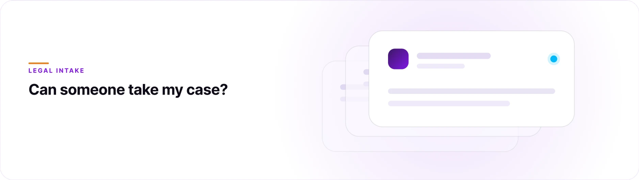 Orvera legal intake blog showing AI voice agents answering client calls, collecting case details, and routing qualified leads.