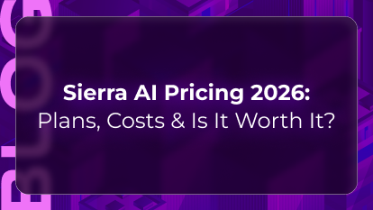 Sierra AI pricing blog by Orvera showing enterprise AI cost factors, custom pricing, implementation scope, and workflow fit.
