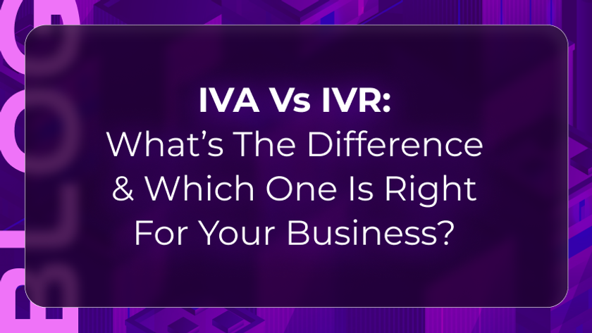 IVA vs IVR blog by Orvera showing AI voice agents and IVR systems compared for business call handling and customer routing.