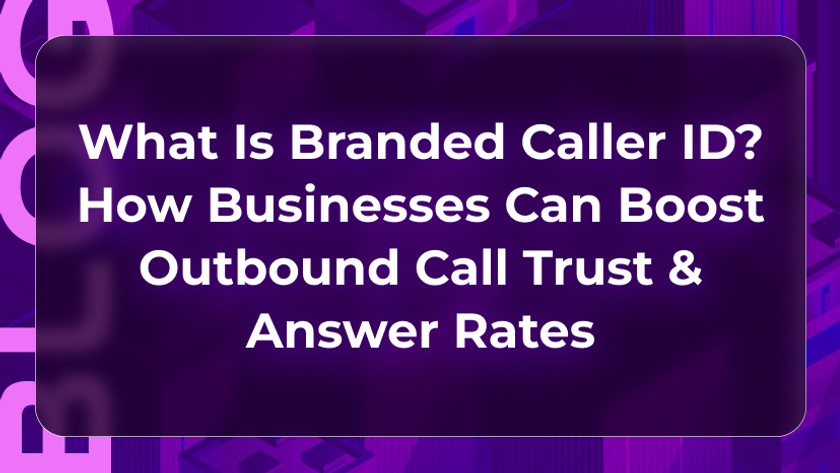 Thumbnail showing branded caller ID on a phone screen, helping outbound teams improve call trust, recognition, and answer rates.