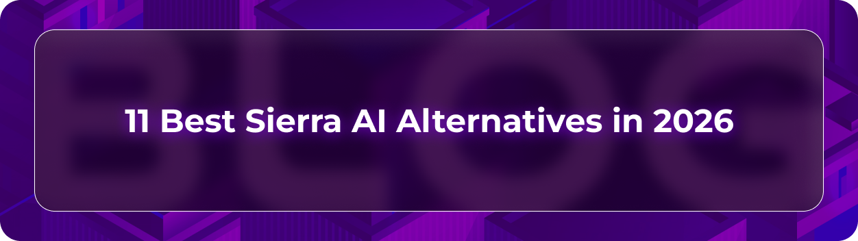 Hero banner for Orvera’s guide to the best Sierra AI alternatives in 2026 covering enterprise conversational AI platforms, voice automation, and customer support solutions.