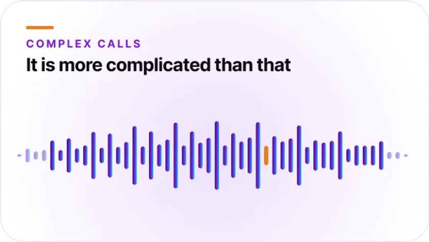 Complex AI voice conversations blog by Orvera showing multi-step calls, context tracking, system actions, and smooth escalation.
