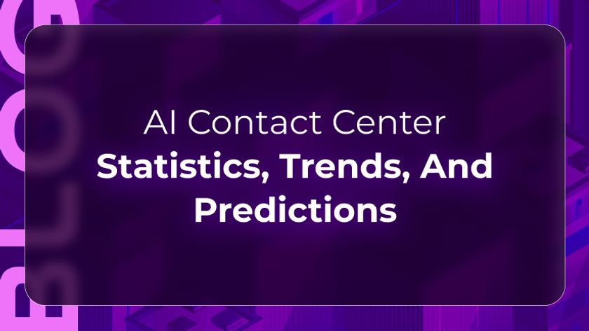 AI contact center dashboard showing statistics, trends, customer interactions, QA signals, and performance insights for CX leaders.