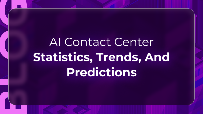 AI contact center dashboard showing statistics, trends, customer interactions, QA signals, and performance insights for CX leaders.