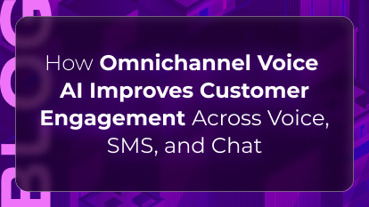 Omnichannel voice AI blog by Orvera showing voice, SMS, and chat connected through shared customer journey context.