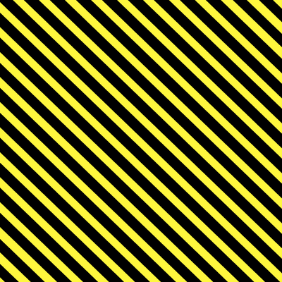 Black and yellow construction chevron pattern.