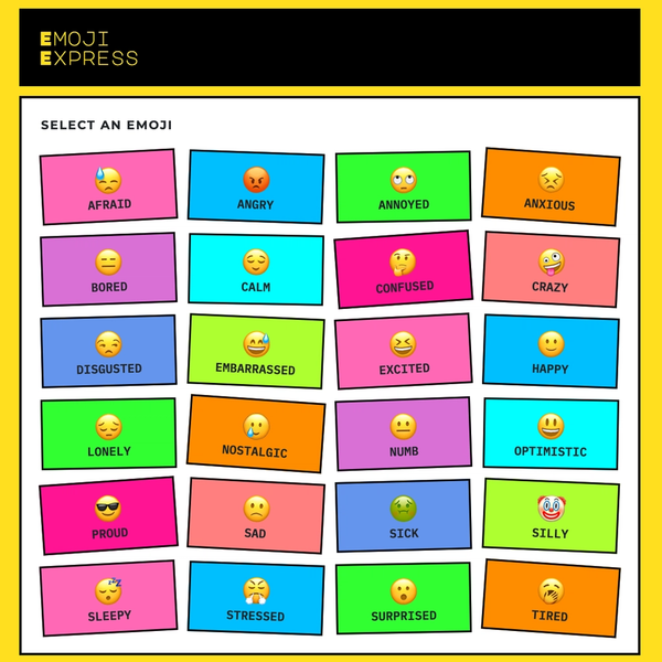 Screenshot of Emoji Express