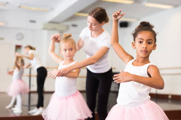 The children are enjoying dancing.