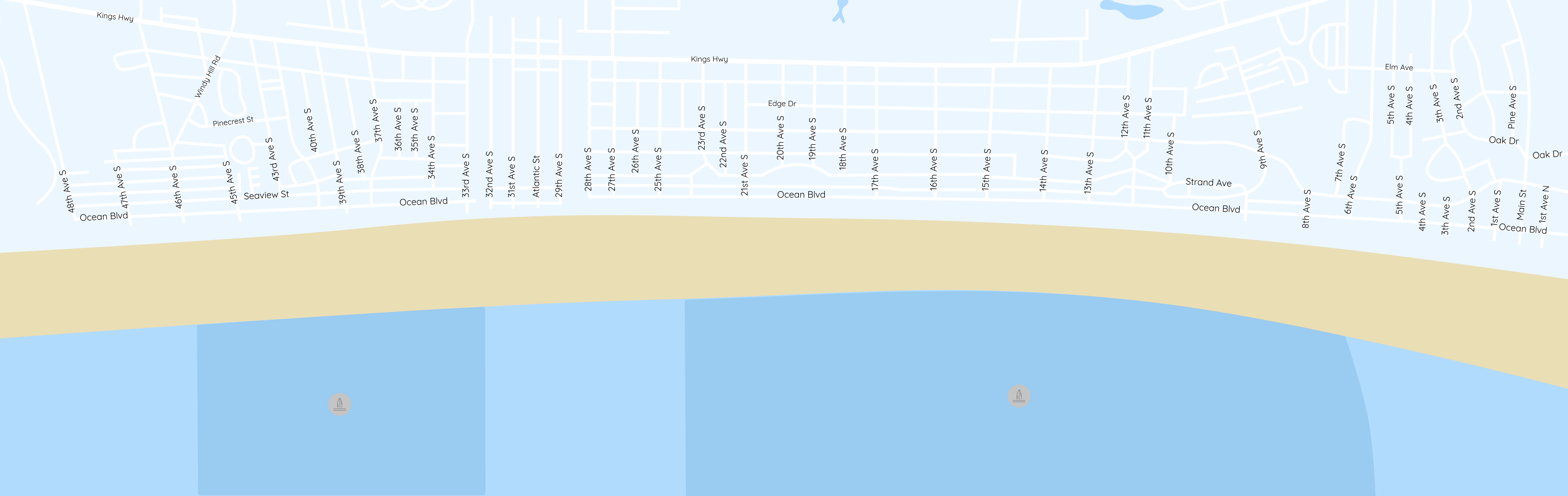 Beach map