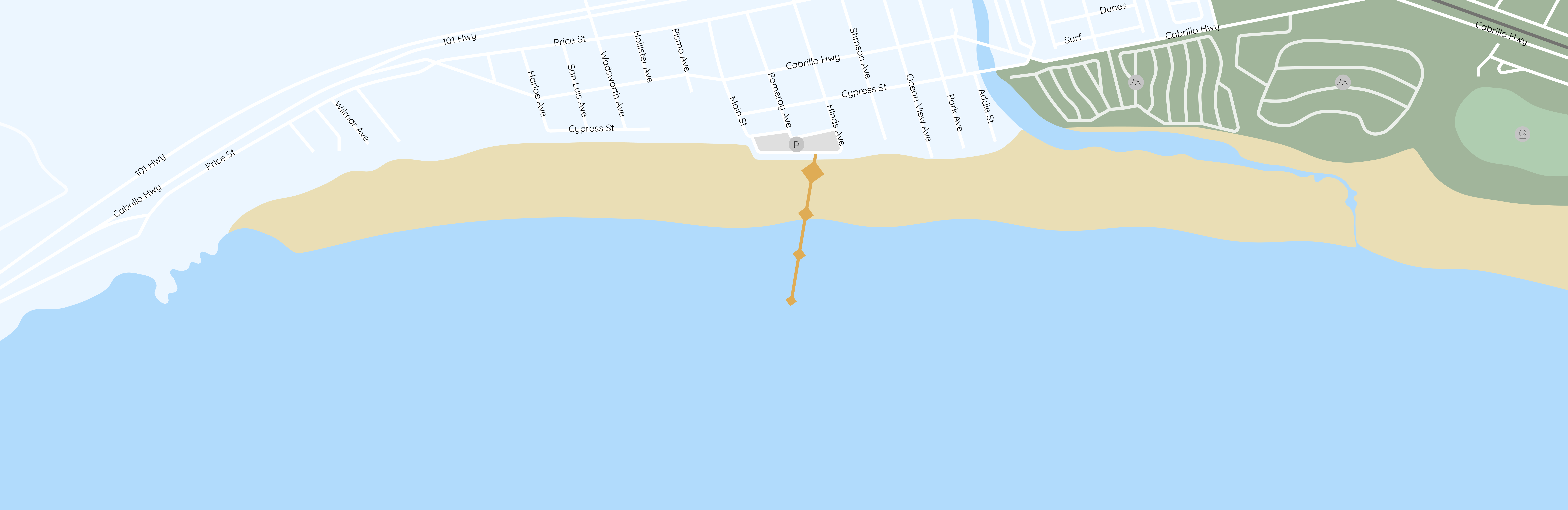 Beach map
