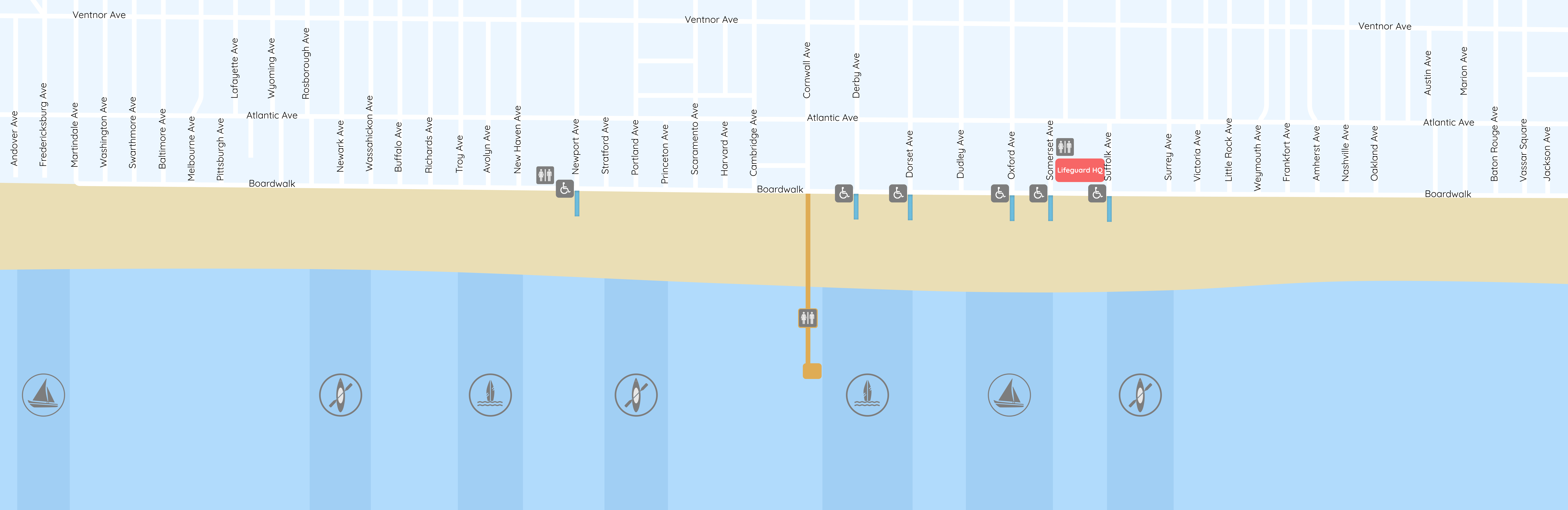 Beach map